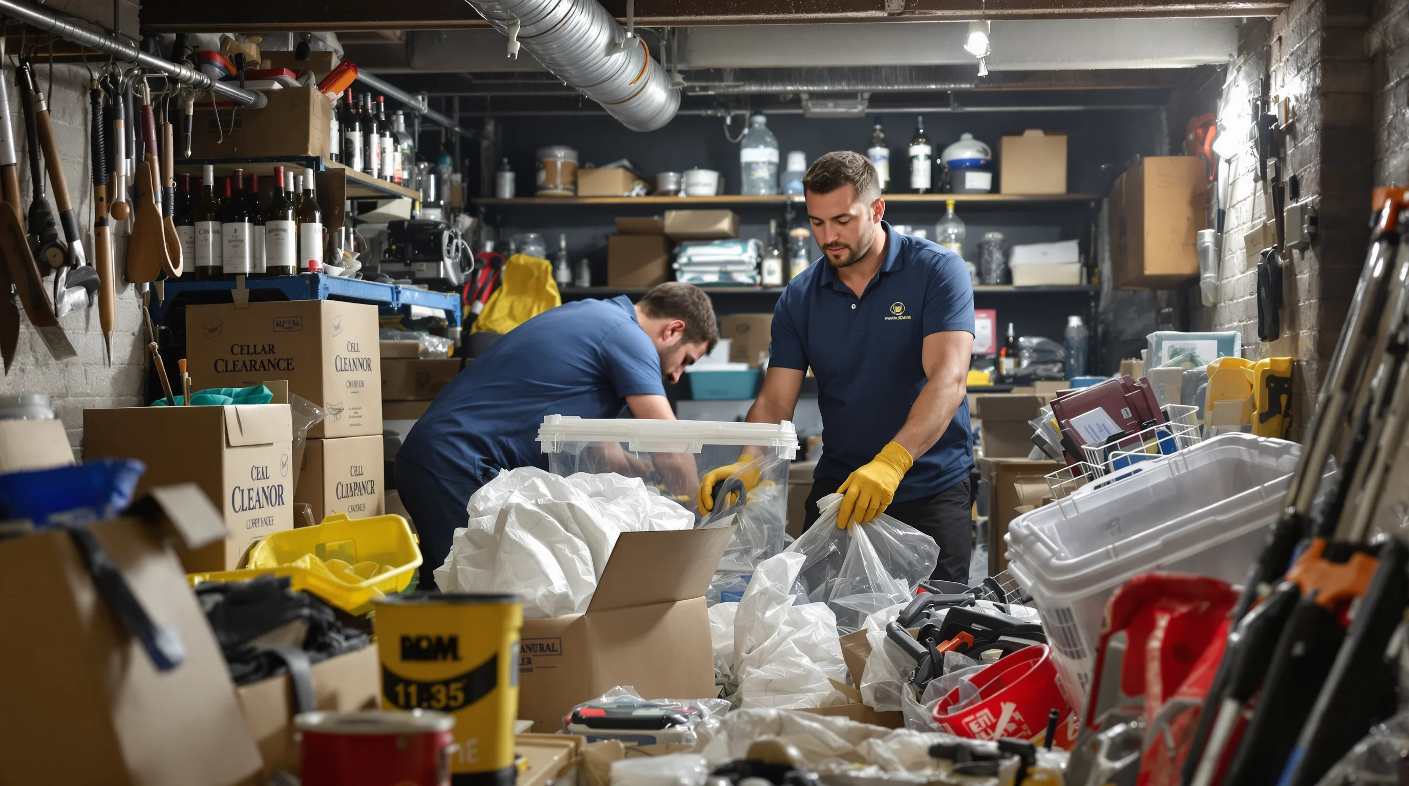 Quels services proposent un débarras cave professionnel ?